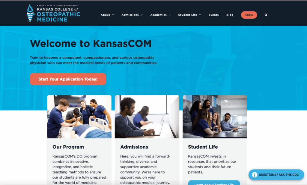 KansasCOM homepage